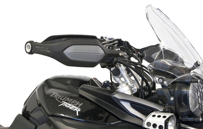 Triumph Tiger 800 ADVance Guard Multi-Functional hand guards - Warm Position Sliding Shield. 